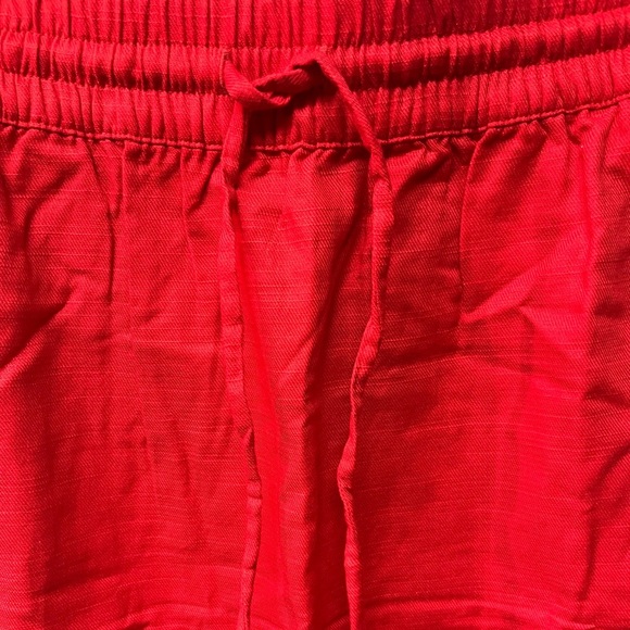 LOFT Bright Red A-Line Skirt. Size Small - Picture 2 of 4